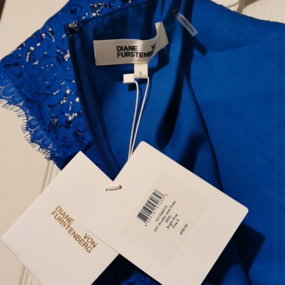NWT Diane von Furstenberg Ainsley Lace Dress 6 - Picture 7 of 10